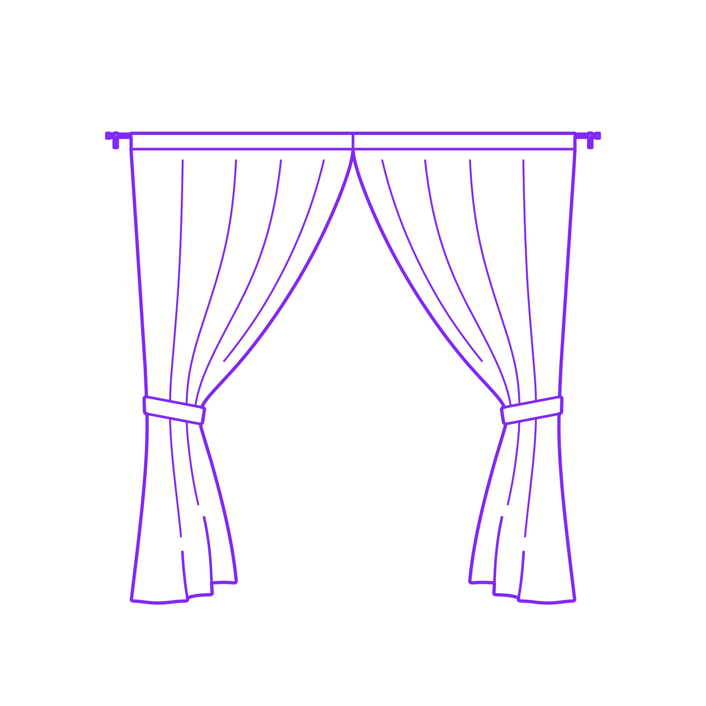 Buildings Window Curtains Tied Side Stencil Svg Vector Free Vectors